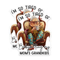 (2 Pack) Grumpy Grandma Magnets - Babysitting Humor - Grandparent Life Fridge Decor - 5 Inches On Longest Side - Thick Durable Magnet - Made in USA - MAG36067
