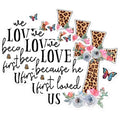 (3 Pack) Christian Decals - Faith Inspired - Religious Laptop Decal - 3 Inches On Longest Side - Easy Peel & Apply - Made in USA - 3MCS1677