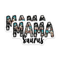 (2 Pack) Mammasaurus Cow Print Magnets - Western Mama Life - Refrigerator Decor for Moms - 5 Inches On Longest Side - Thick Durable Magnet - Made in USA - MAG26147