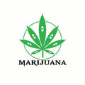 (3 Pack) Marijuana Leaf Decals - Weed Laptop Decal - Cannabis Sticker - 3 Inches On Longest Side - Easy Peel & Apply - Made in USA - 3MCS7763