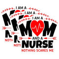 (3 Pack) Mom Nurse Decals - Medical Professional Decals - Brave Mom Laptop Decal - 3 Inches On Longest Side - Easy Peel & Apply - Made in USA - 3MCS7663