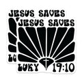 (2 Pack) Jesus Saves Magnets - Religious Art Magnets - Inspirational Faith Magnets - 5" On Longest Side - for Cars, Refrigerators, Toolboxes, Lockers - Made in USA BMCS3082