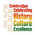 (2 Pack) Black History Culture Magnets - Excellence Celebration - African American Heritage - 5 Inches On Longest Side - Thick Durable Magnet - Made in USA - MAG19924