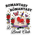 (2 Pack) Romantasy Book Club Magnets - Dark Romance Reader Decor - Bookish Fantasy Aesthetic - 5 Inches On Longest Side - Thick Durable Magnet - Made in USA - MAG21517