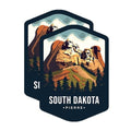 (2 Pack) South Dakota State and Capitol Magnets - SD State Magnet - Choose from 50 States - 5" On Longest Side - Premium Magnet - for Cars, Refrigerators, Toolboxes, Lockers - Made in USA - MAG1497