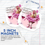 (2 Pack) I Googled My Symptoms Turns Out I Need More Wine Chicken Magnets - Funny Chicken Magnets - Quirky Wine - 5" On Longest Side - for Cars, Fridges, Toolboxes - Made in USA - MAG4365