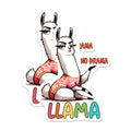 (2 Pack) Llama Magnets - Funny Animal Decor - No Drama Alpaca Fridge Magnets - 5" On Longest Side - Premium Magnet - for Cars, Refrigerators, Toolboxes, Lockers - Made in USA - MAG16611