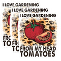 (3 Pack) Tomato Decals - Gardening Lover - Funny Tomato Sayings - 3 Inches On Longest Side - Easy Peel & Apply - Made in USA - 3MCS2954