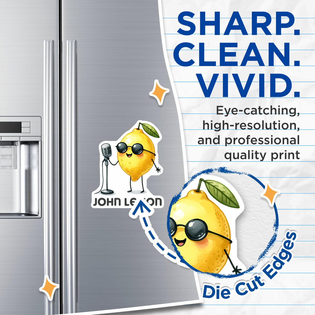 (2 Pack) Funny Food Magnets - 5" On Longest Side - for Cars, Fridges, Toolboxes - Made in USA - MAG7589