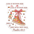 (2 Pack) Christian Magnets - Inspirational Bible Verse - Women of Faith Decor - 5 Inches On Longest Side - Thick Durable Magnet - Made in USA - MAG26009