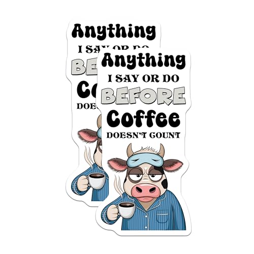 (2 Pack) Humorous Kitchen Decor Magnet - 5" On Longest Side - Sticks to Smooth Flat Surfaces - Made in USA - MAG9809