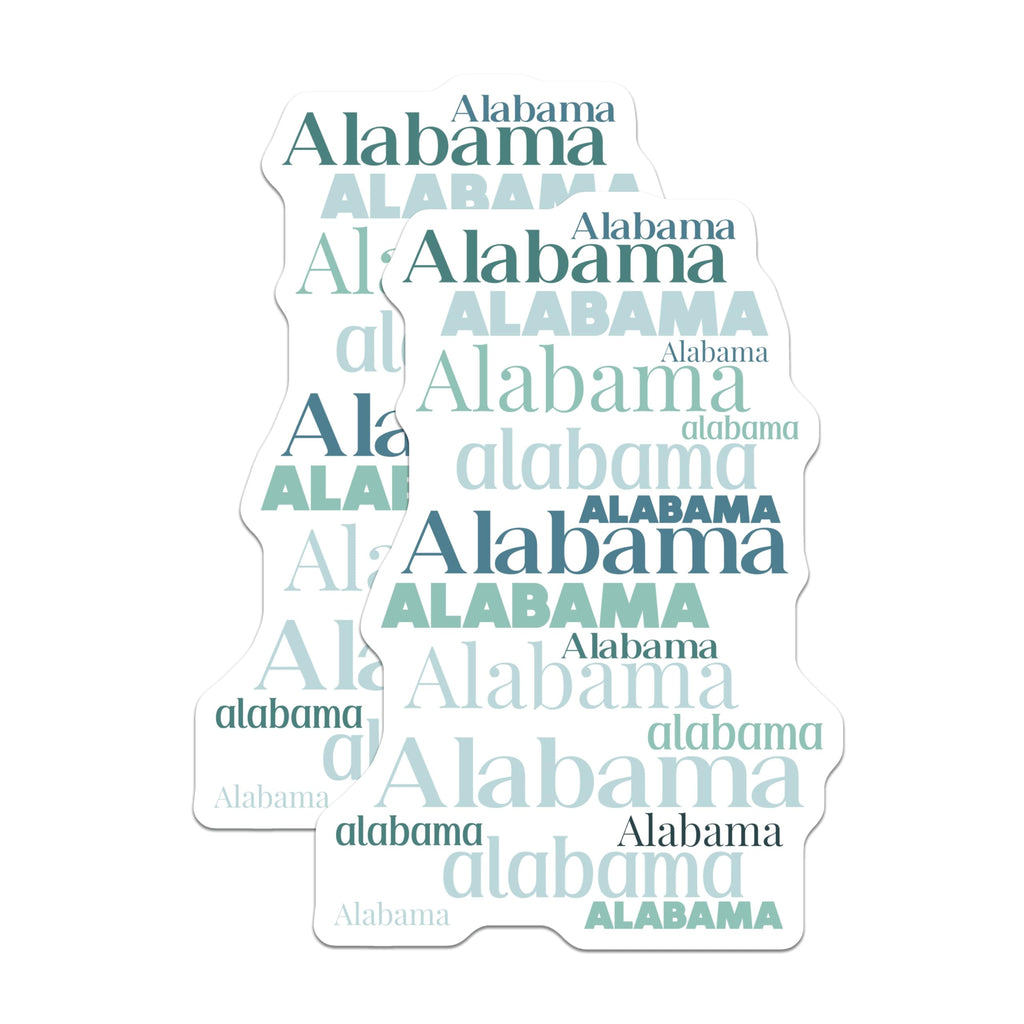 (2 Pack) Alabama Magnets - State Pride Souvenir - Southern Decor - 5" On Longest Side - Premium Magnet - for Cars, Refrigerators, Toolboxes, Lockers - Made in USA - MAG17970