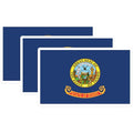(3 Pack) Idaho Flag Decals - State Pride - Laptop Decal - 3 Inches On Longest Side - Easy Peel & Apply - Made in USA - 3MCS0184