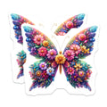 (2 Pack) Butterfly Floral Magnets - Vibrant Nature Decor - Whimsical Refrigerator Aesthetic - 5 Inches On Longest Side - Thick Durable Magnet - Made in USA - MAG37815