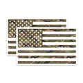 (2 Pack) American Flag Magnets Magnets - 5" On Longest Side - Made in USA - Sticks to Refrigerators & Metal Surfaces - MAG8625