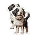 (2 Pack) Cute Bernese Dog Magnets - Happy Puppy Fridge Decor - Pet Lover Animal Art - 5 Inches On Longest Side - Thick Durable Magnet - Made in USA - MAG29881