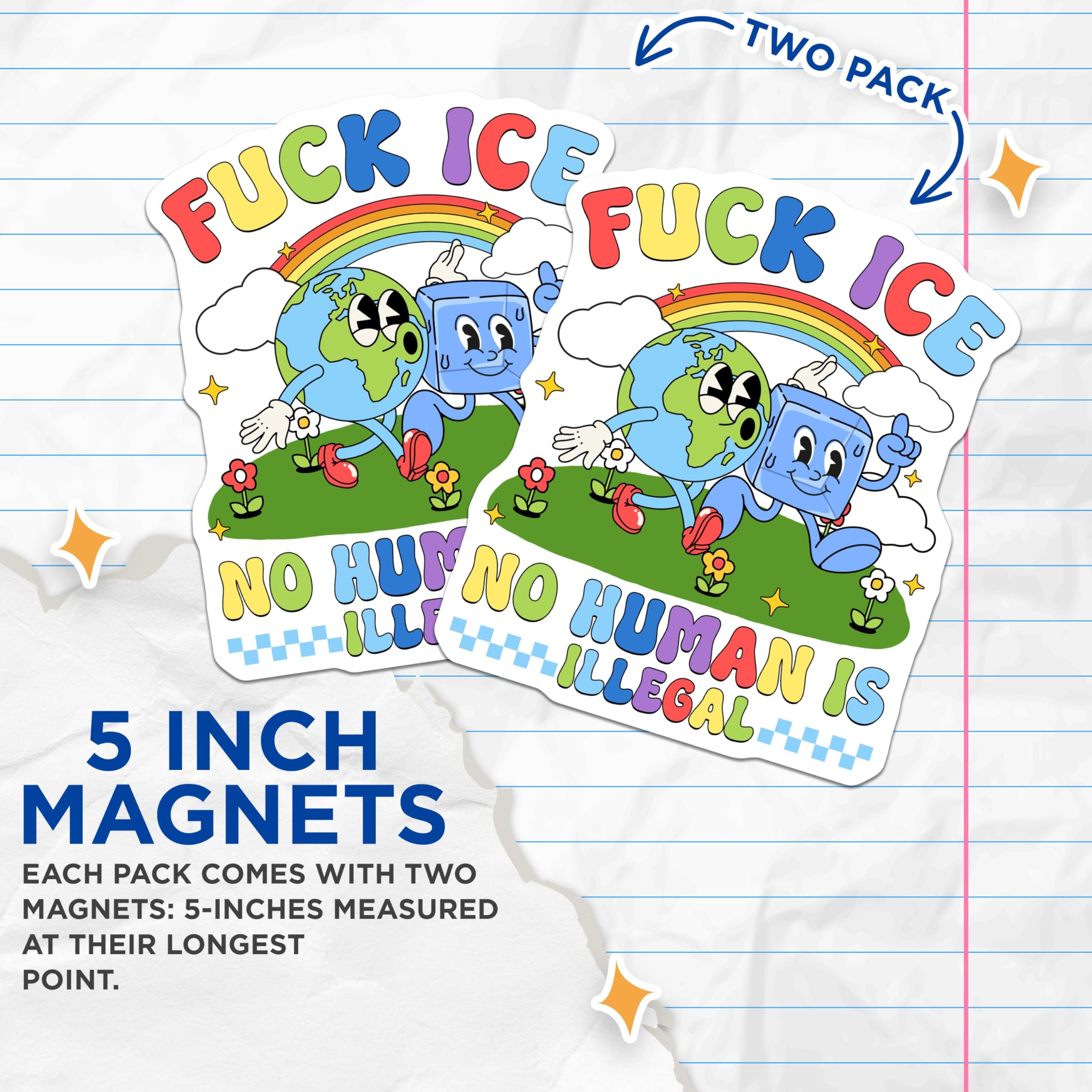 Justice for Renee - Minnesota Protest - Social Justice - 2 Pack Thick Magnet - Made in USA - JRGMAG005