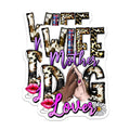 (2 Pack) Dog Mom Magnets - Wife Mother Lover - Animal Print Decor - 5 Inches On Longest Side - Thick Durable Magnet - Made in USA - MAG28562