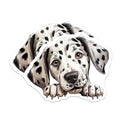 (2 Pack) Cute Puppy Dog Face Magnet - Adorable Animal Lover Decor - 5" On Longest Side - Sticks to Smooth Flat Surfaces - Made in USA - MAG9949