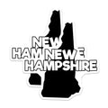 (2 Pack) New Hampshire State Outline Magnets - Granite State Travel Souvenir - Northeast USA Map Decor and Memorabilia - 5 Inches On Longest Side - Thick Durable Magnet - Made in USA - MAG20791
