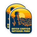 (2 Pack) Bryce Canyon Magnets - National Park Travel Decor - Fridge Souvenirs - 5" On Longest Side - Premium Magnet - for Cars, Refrigerators, Toolboxes, Lockers - Made in USA - MAG18703