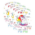 (3 Pack) Unicorn Decals - Funny Unicorn Stickers - Laptop Decals - 3 Inches On Longest Side - Easy Peel & Apply - Made in USA - 3MCS6563