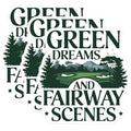 (3 Pack) Golf Course Decals - Green Dreams - Fairway Scenes - Laptop Decals - 3 Inches On Longest Side - Easy Peel & Apply - Made in USA - 3MCS2981