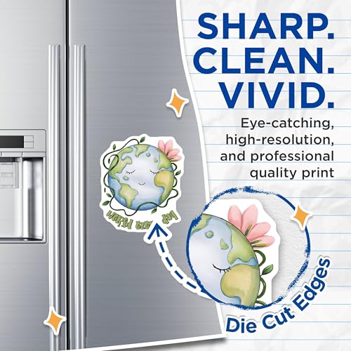 (2 Pack) World Ozone Day Magnets - Earth Day Decor - Environmental Awareness - 5" On Longest Side - for Cars, Fridges, Toolboxes - Made in USA - MAG7682