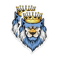 (2 Pack) Argentina Lion Magnets - Crowned Sun Face - Argentine Pride Novelty - 5" On Longest Side - Premium Magnet - for Cars, Refrigerators, Toolboxes, Lockers - Made in USA - MAG18640