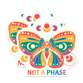 (2 Pack) Not A Phase Magnets - Rainbow Butterfly - Celestial Boho Decor - 5 Inches On Longest Side - Thick Durable Magnet - Made in USA - MAG38431