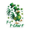 (2 Pack) St Patricks Day Chicken Magnets - Irish Funny - FCawF Pun Refrigerator Decor - 5" On Longest Side - Premium Magnet - for Cars, Refrigerators, Toolboxes, Lockers - Made in USA - MAG14200