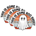 (3 Pack) Spooky Ghost Decals - Halloween Ghost - Cute Ghost Stickers - 3 Inches On Longest Side - Easy Peel & Apply - Made in USA - 3MCS4718