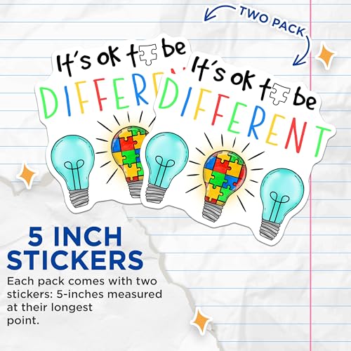 (2 Pack) Motivational Quote Stickers - 5" On Longest Side - Sticks to Smooth Flat Surfaces - Made in USA - BMCS8524 - BMCS8524