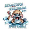 (2 Pack) Lickalotapus Magnets - Platypus Spirit Animal - Funny Meme - 5" On Longest Side - Premium Magnet - for Cars, Refrigerators, Toolboxes, Lockers - Made in USA - MAG15288