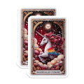 (2 Pack) Magical Unicorn Decor Magnet - 5" On Longest Side - Sticks to Smooth Flat Surfaces - Made in USA - MAG10107