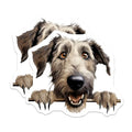 (2 Pack) Dog Art Decor Magnet - 5" On Longest Side - Sticks to Smooth Flat Surfaces - Made in USA - MAG10203
