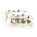 (2 Pack) Mardi Gras Ducks Magnets - Parade Animals - Festive Celebration Decor - 5" On Longest Side - Premium Magnet - for Cars, Refrigerators, Toolboxes, Lockers - Made in USA - MAG16719