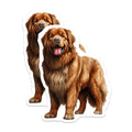 (2 Pack) Tibetan Mastiff Magnets - Fluffy Dog Breed - Pet Lover Accents - Majestic Canine - 5 Inches On Longest Side - Thick Durable Magnet - Made in USA - MAG30476