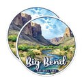 (2 Pack) Big Bend National Park Bumper Magnet - US National Park - Choose from 63 Parks - 5" On Longest Side - Decal for Car Bumper, Laptop, Water Bottle, Wall, and Window - MAG1573