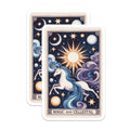 (2 Pack) Unicorn Magnets - Celestial Art - Mystical Unicorn Home Decor - 5" On Longest Side - Premium Magnet - for Cars, Refrigerators, Toolboxes, Lockers - Made in USA - MAG16220