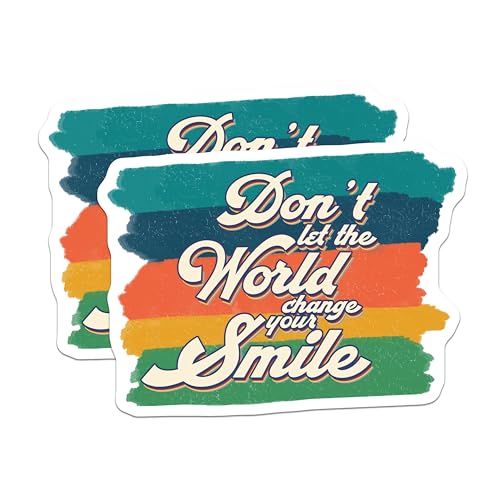 (2 Pack) Inspirational Quote Magnets - Motivational Message Magnets - Uplifting Decor Magnets for Home - 5" On Longest Side - for Cars, Refrigerators, Toolboxes, Lockers - Made in USA BMCS3217