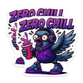 (2 Pack) Zero Chill Pigeon Magnets - Funny Bird Decal - Hype Cartoon Fridge - Urban Animal Art - Sarcastic Locker Decor - 5 Inches On Longest Side - Thick Durable Magnet - Made in USA - MAG20511