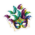 (2 Pack) Masquerade Mask Magnets - Colorful Feather Masks - Party Favors Magnets - 5" On Longest Side - Premium Magnet - for Cars, Refrigerators, Toolboxes, Lockers - Made in USA - MAG15810