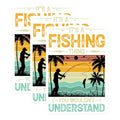 (3 Pack) Fishing Decals - Fisherman Decal - It's A Fishing Thing Decals - 3 Inches On Longest Side - Easy Peel & Apply - Made in USA - 3MCS2883