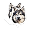 (2 Pack) Siberian Husky Magnets - Dog Lover Decor - Pet Portrait Refrigerator Magnets - 5 Inches On Longest Side - Thick Durable Magnet - Made in USA - MAG26619