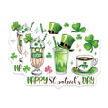 (2 Pack) St. Patrick's Day Magnets Magnets - Holiday Decor - Festive Celebration - 5" On Longest Side - Made in USA - Sticks to Refrigerators & Metal Surfaces - MAG8398
