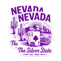 (2 Pack) Nevada Magnets - Silver State Souvenir - Casino Gambling Decor - 5 Inches On Longest Side - Thick Durable Magnet - Made in USA - MAG22604