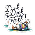 (2 Pack) Duck and Roll Stickers - 5" On Longest Side - Sticks to Smooth Flat Surfaces - Made in USA - BMCS8521 - BMCS8521