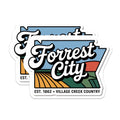 (2 Pack) Forrest City Magnets - Arkansas Souvenir - Village Creek Country Magnet - 5" On Longest Side - Premium Magnet - for Cars, Refrigerators, Toolboxes, Lockers - Made in USA - MAG18231