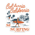 (2 Pack) Surfing California Magnets - Summer Camp Magnet - Surfer Refrigerator Magnets - 5" On Longest Side - Premium Magnet - for Cars, Refrigerators, Toolboxes, Lockers - Made in USA - MAG18162